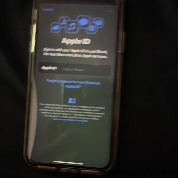 iPhone X black (used)